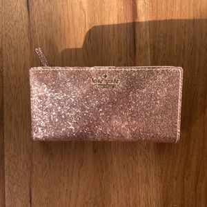 Rose gold Kate spade wallet